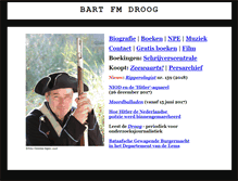 Tablet Screenshot of bartfmdroog.com